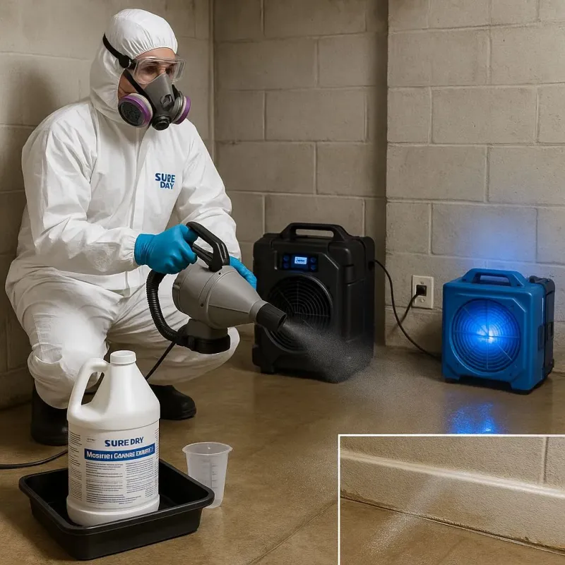 Sanitization and Odor Removal process in Saint Marys, OH
